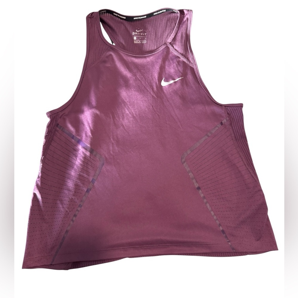 Nike Women’s Maroon Racerback Dri-FIT Tank - Picture 3 of 6